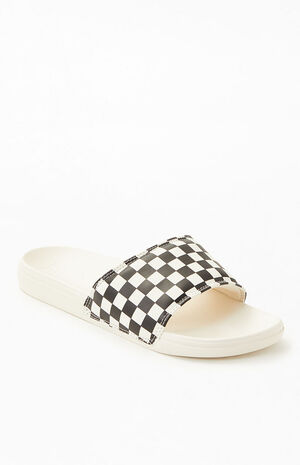 Vans Women's Checker La Costa Slide Sandals | PacSun