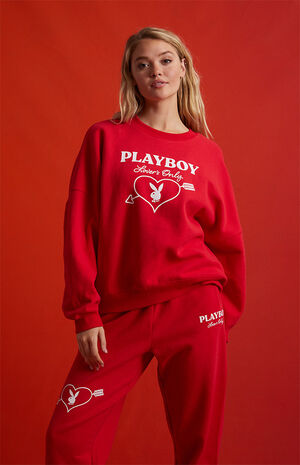 Playboy By PacSun Big Classic Crew Neck Sweatshirt
