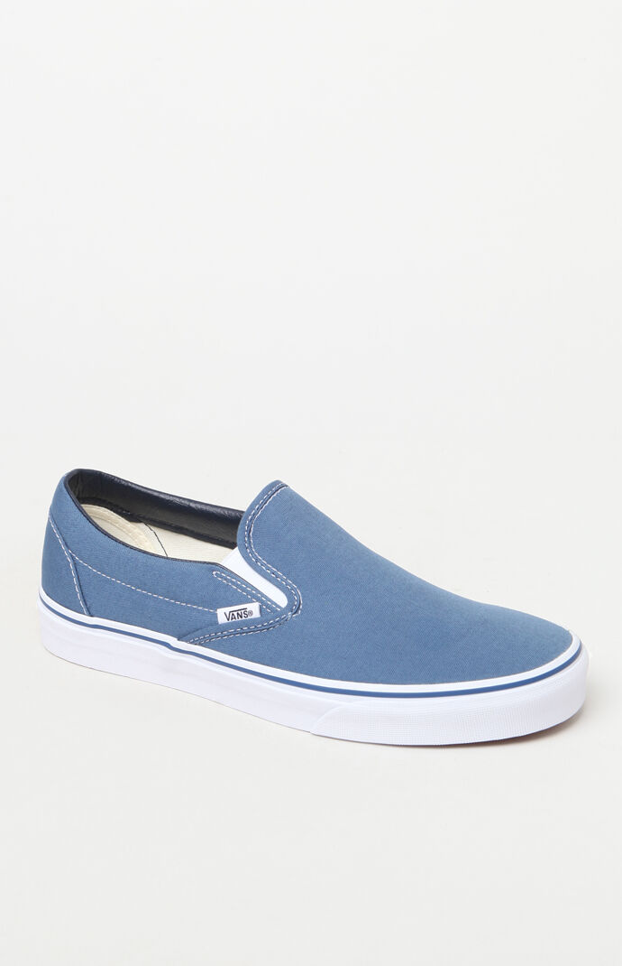 slip on shoes blue