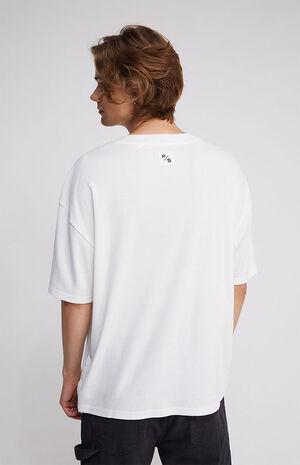 PacSun White Boxy Henley T-Shirt | PacSun