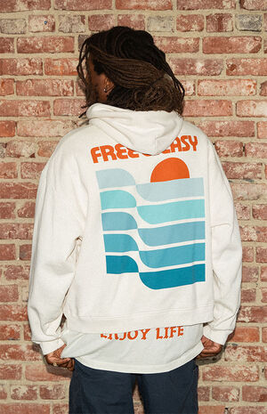 Free & Easy Sunset Waves Hoodie | PacSun