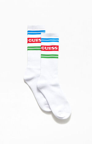 GUESS Originals x J Balvin Striped Crew Socks | PacSun