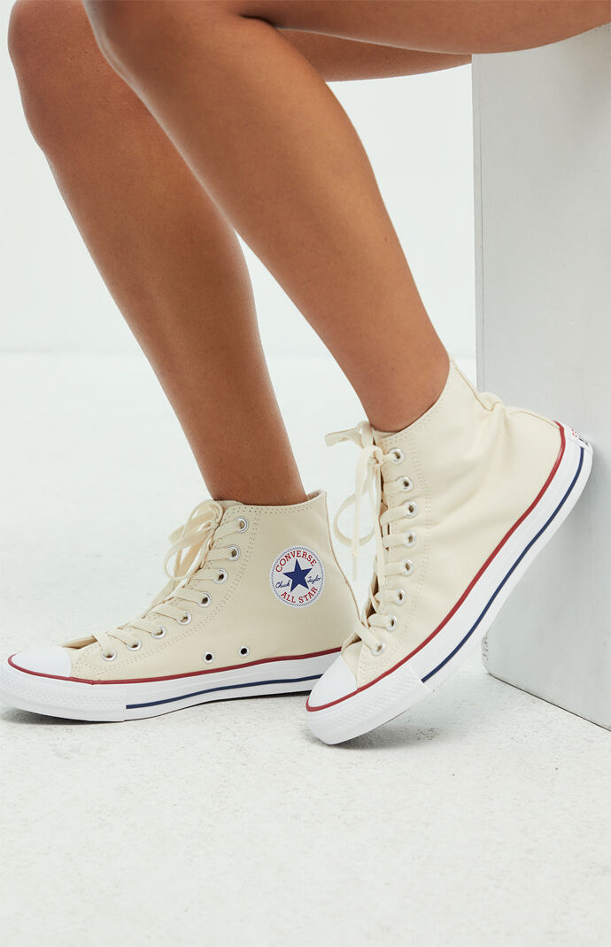 ivory converse high tops