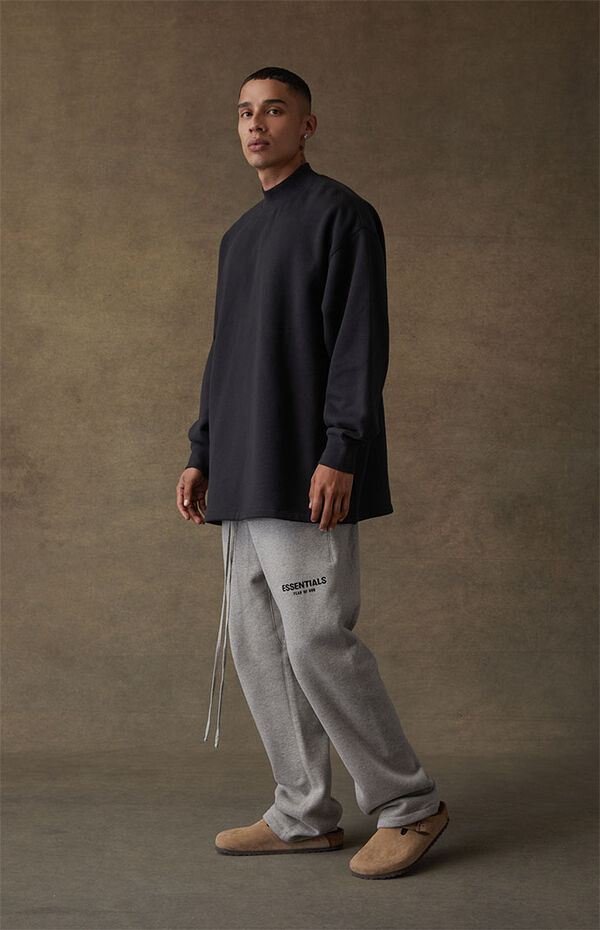 Fear of God Essentials Stretch Limo Relaxed Crew Neck Sweatshirt | PacSun