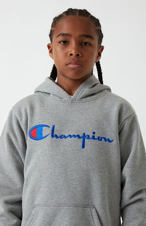 Champion Kids Script Logo Hoodie | PacSun