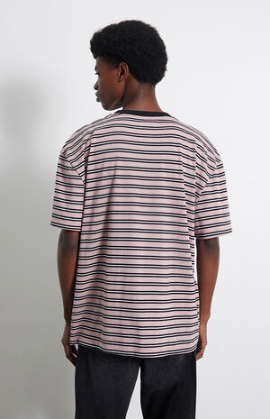 PacCares Tan Yarn Dyed Striped T-Shirt | PacSun
