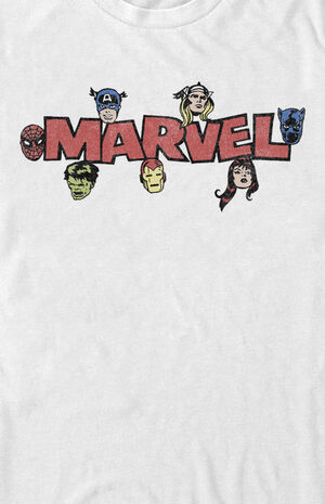 FIFTH SUN Vintage Marvel Logo T-Shirt | PacSun