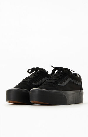 Vans Black Old Skool Stackform Sneakers | PacSun