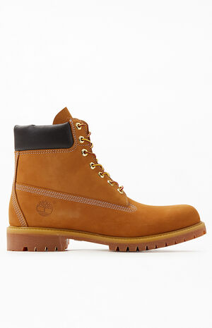 Timberland Brown Premium Waterproof Leather Boots | PacSun
