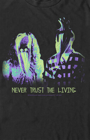FIFTH SUN Beetlejuice Never Trust The Living T-Shirt | PacSun