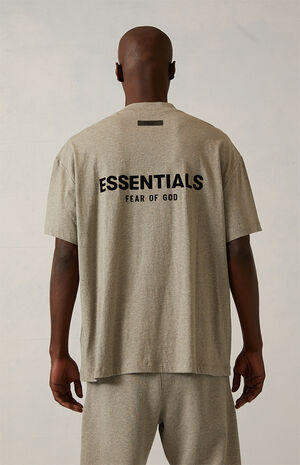 Fear of God Essentials Dark Oatmeal T-Shirt | PacSun