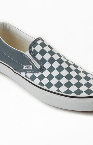 Vans Stormy Weather Checkered Classic Slip-On Shoes | PacSun
