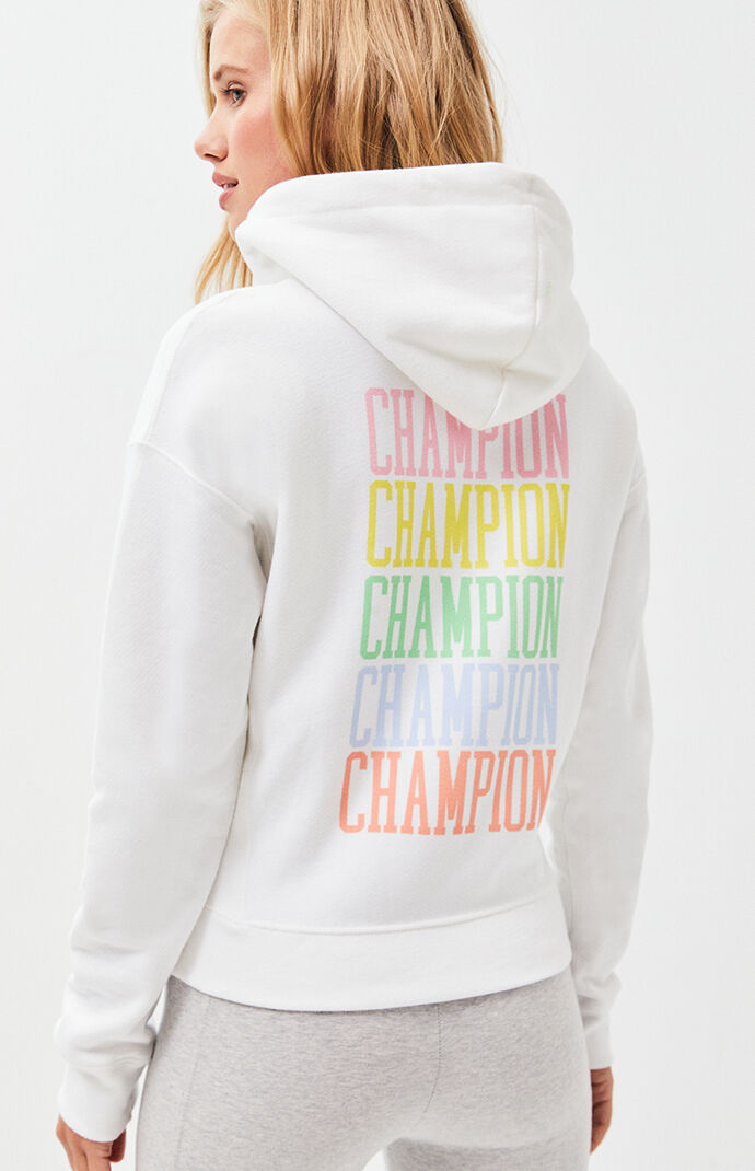 white champion hoodie pacsun