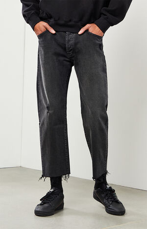 PacSun Gavin Black Cropped Vintage Loose Jeans | PacSun
