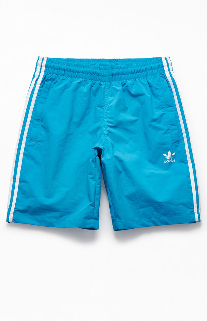 adidas swim shorts blue