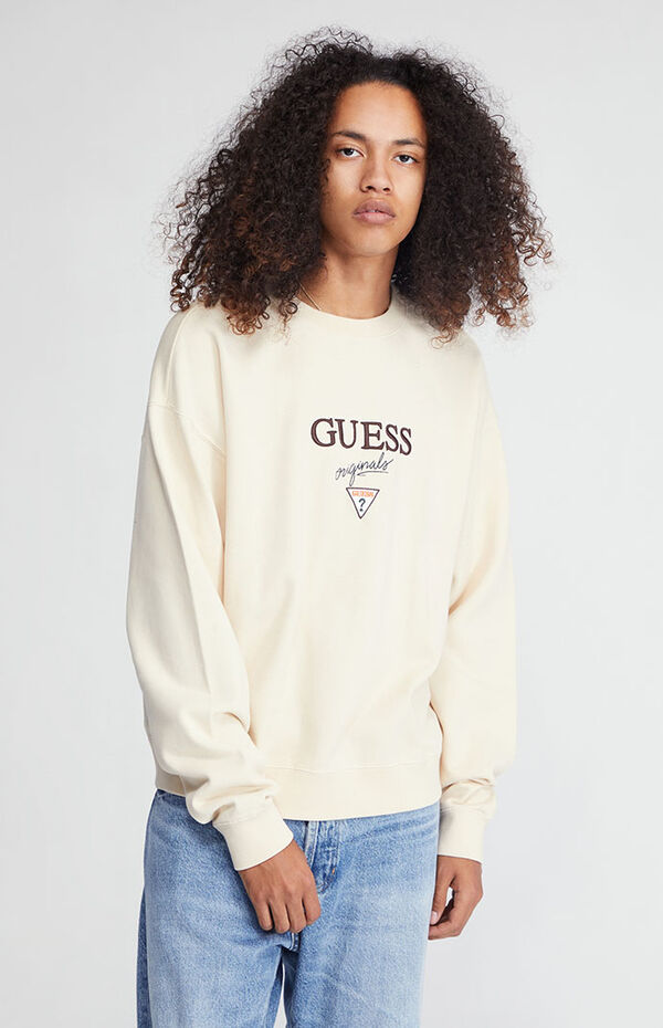 GUESS Originals Baker Logo Crew Neck Sweatshirt | PacSun