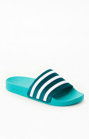 adidas Women's Mint Adilette Slide Sandals | PacSun