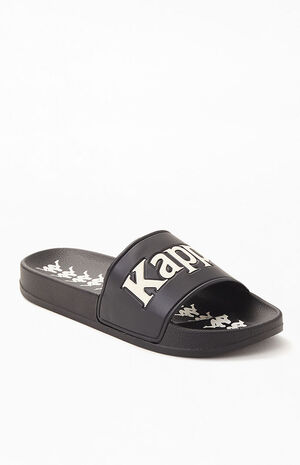 Kappa Women's Black 222 Banda Adam 17 Slide Sandals | PacSun