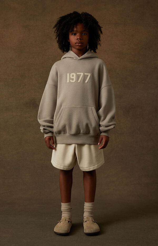 Essentials Fear Of God Kids Smoke Hoodie | Dulles Town Center