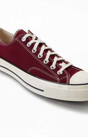 Converse Recycled Chuck 70 Burgundy OX Low Shoes | PacSun