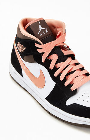 Air Jordan 1 Women's Mid Peach Mocha Shoes | PacSun