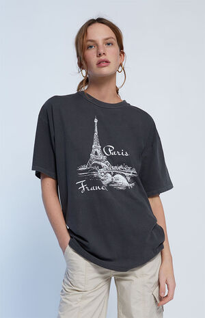 Golden Hour Paris France Oversized T-Shirt | PacSun