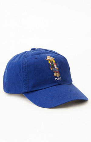 Polo Ralph Lauren Blue Polo Bear Strapback Dad Hat | PacSun