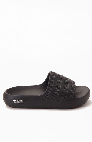 adidas Women's Black Adilette Ayoon Slide Sandals | PacSun