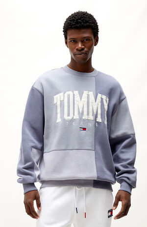Tommy Jeans Cut & Sew Collegiate Crew Neck Sweatshirt | PacSun