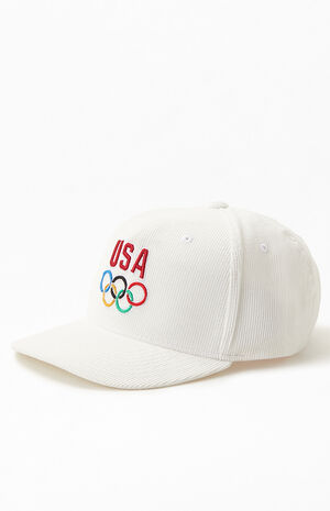 Team USA Corduroy Strapback Dad Hat | PacSun