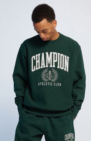 Champion Athletic Club Crest Crew Neck Sweatshirt | PacSun