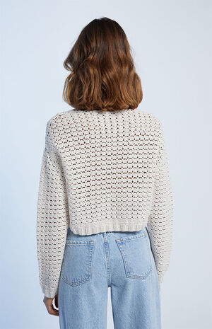 LA Hearts Sofia Crochet Sweater | PacSun