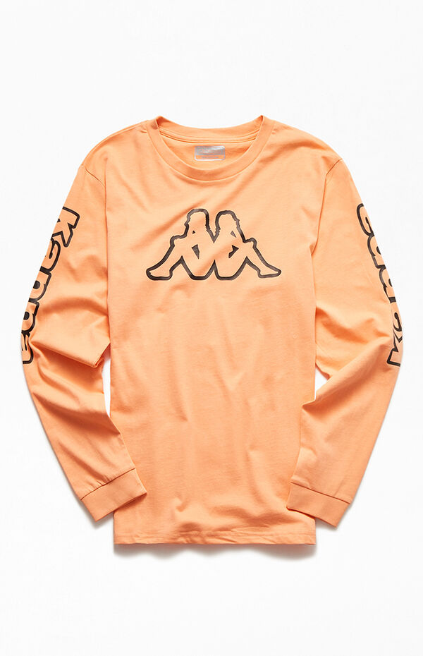 Kommunikationsnetværk Rendezvous tredobbelt Kappa Orange Logo Carma Long Sleeve T-Shirt | PacSun