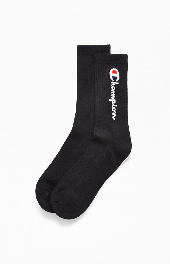 Champion Vertical Logo Crew Socks | PacSun