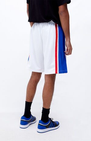 Mitchell & Ness 76ers Swingman Basketball Shorts | PacSun