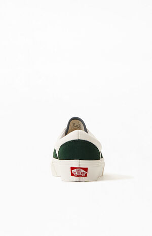 Vans Era White & Green Shoes | PacSun