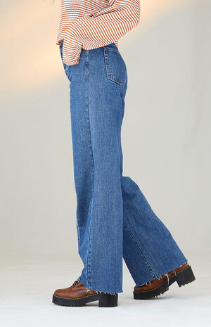 PacSun Seam Distressed High Waisted Baggy Jeans | PacSun