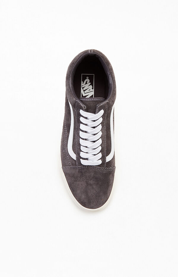 Vans Dark Gray UA Old Skool Pig Suede Shoes | PacSun