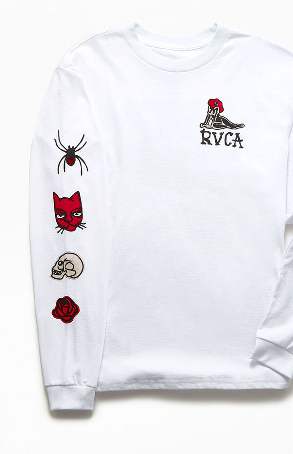 RVCA Oblow Patches Long Sleeve T-Shirt | PacSun