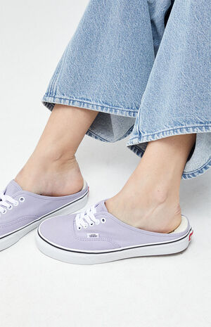 Vans Lilac Authentic Mule Sneakers | PacSun
