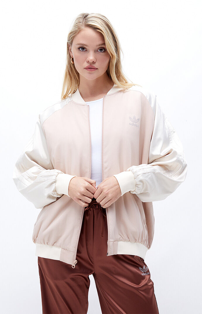 Adidas Womens Glam Bomber Jacket - Brown size Medium from PacSun |  AccuWeather Shop