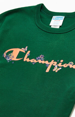 Champion Floral Script Logo T-Shirt | PacSun