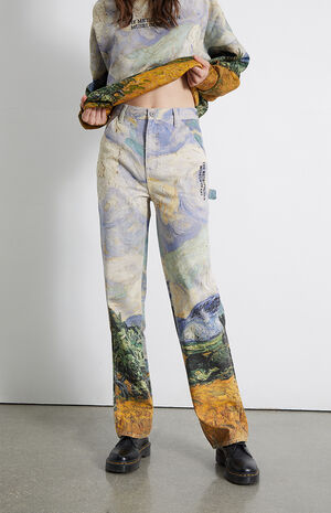 The MET x PacSun Van Gogh Wheat Field With Cypresses Carpenter Pants |  PacSun