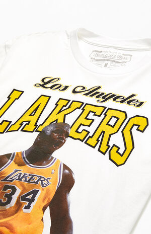 Mitchell & Ness x LA Lakers Shaq Coutside Black T-Shirt