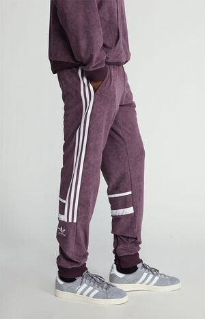 adidas Recycled Plush Cutline Track Pants | PacSun