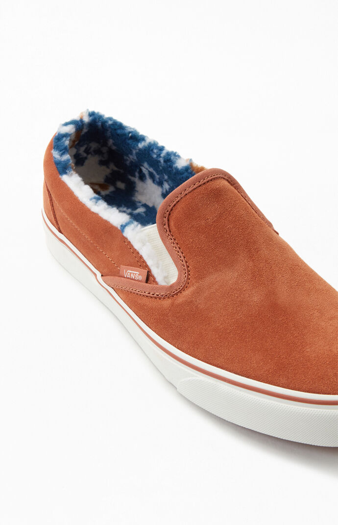 Vans Suede Sherpa Classic Slip-On Shoes at PacSun.com