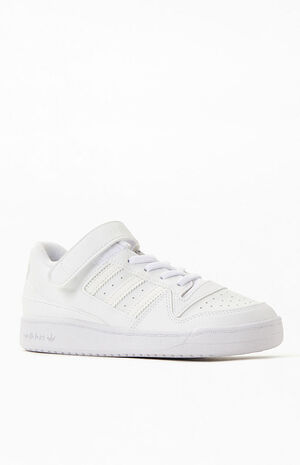 adidas Kids White Forum Low Shoes | PacSun