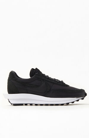 Nike x Sacai Black Nylon LD Waffle Shoes | PacSun