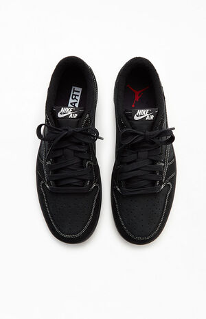 Air Jordan x Travis Scott 1 Low Black Phantom Shoes | PacSun