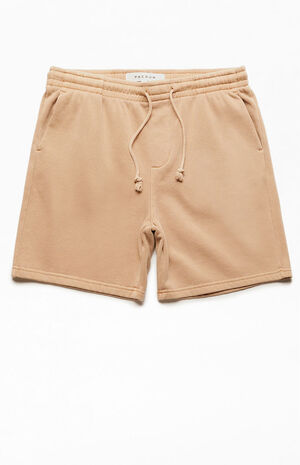 PacSun Solid Fleece Garment Dyed Volley Sweat Shorts | PacSun
